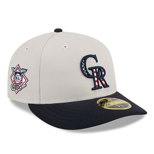 MLB ロッキーズ キャップ 2024 独立記念日 Fourth of July 59FIFTY Low Profile ニューエラ/New Era カーキ ブラック MLB ロッキーズ キャップ 2024 独立記念日 Fourth of July 59FIFTY Low Profile ニューエラ/New Era カーキ ブラック