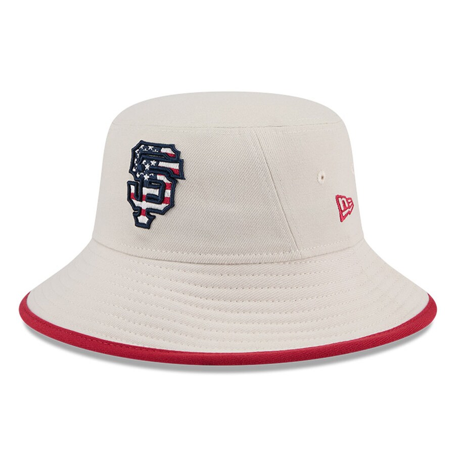 MLB サンフランシスコ・ジャイアンツ バケットハット 2024 独立記念日 Fourth of July Bucket Hat ニューエラ/New Era カーキ
