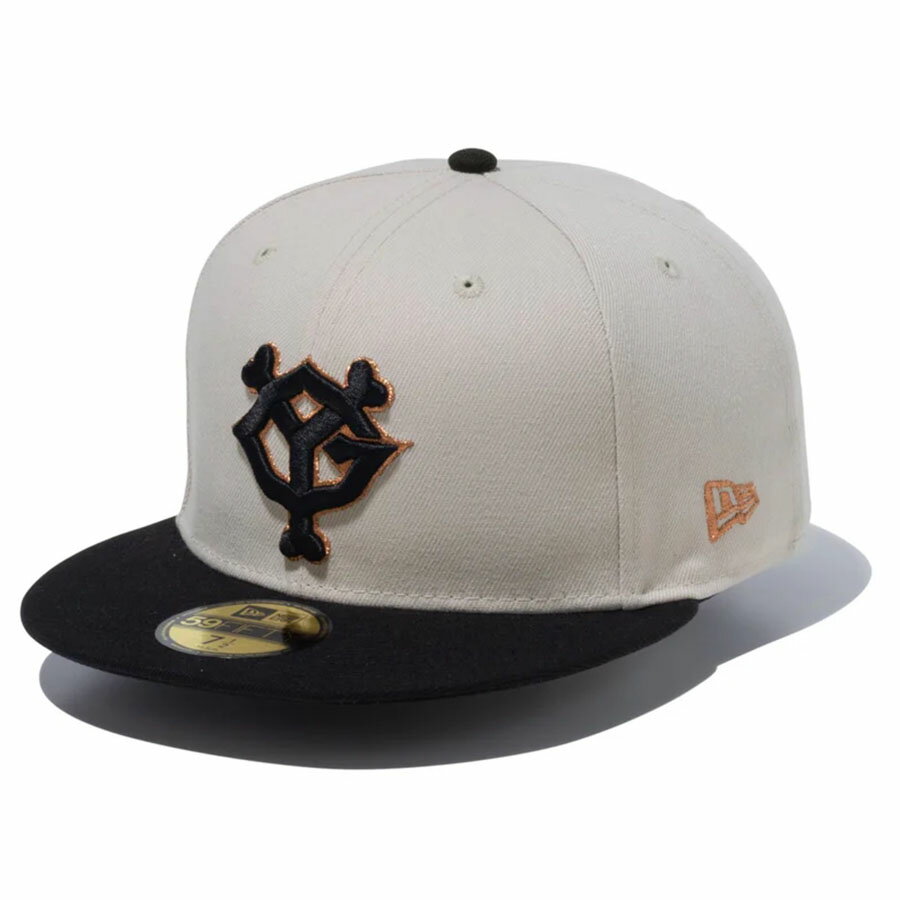 読売ジャイアンツ/巨人 グッズ キャップ Be a Gentleman 59FIFTY Fitted Hat ニューエラ/New Era ストーン ブラックのサムネイル