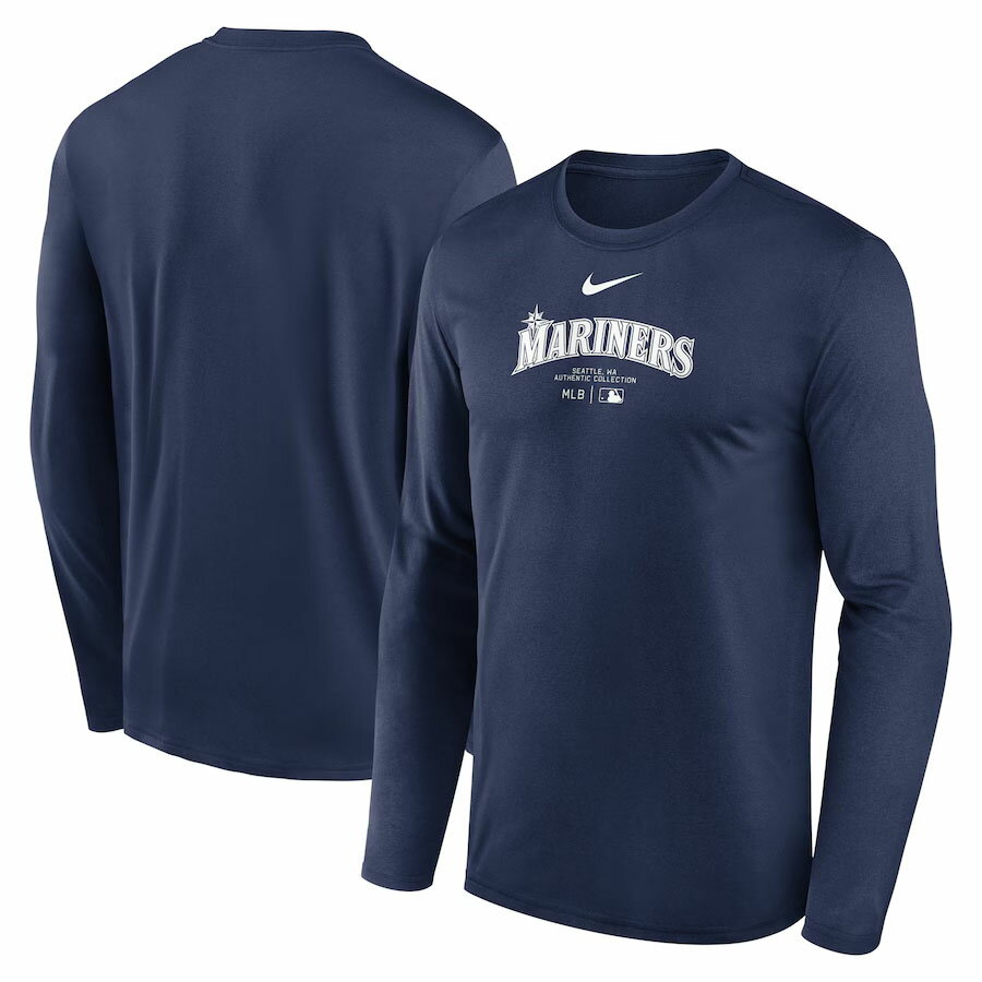 Other - MLB マリナーズ Tシャツ オーセンティックコレクション Practice Performance ロングスリーブ ナイキ/Nike ミッドナイトネイビー