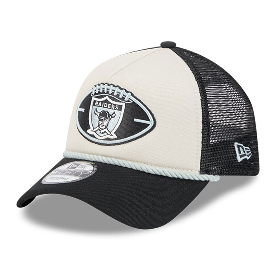 NFL レイダース キャップ 2024 サイドライン ヒストリック 9FORTY トラッカーメッシュ ニューエラ/New Era ストーン ブラック