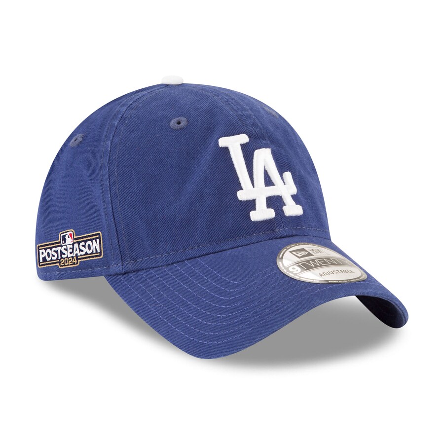 乐天商城 - MLB ドジャース キャップ ポストシーズン 2024 Side Patch 9TWENTY Adjustable Hat ニューエラ/New Era ロイヤル