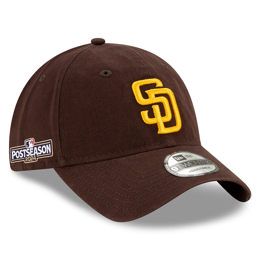 乐天商城 - MLB パドレス キャップ 2024 MLB ポストシーズン進出記念 Side Patch 9TWENTY Adjustable Hat ニューエラ/New Era ブラウン