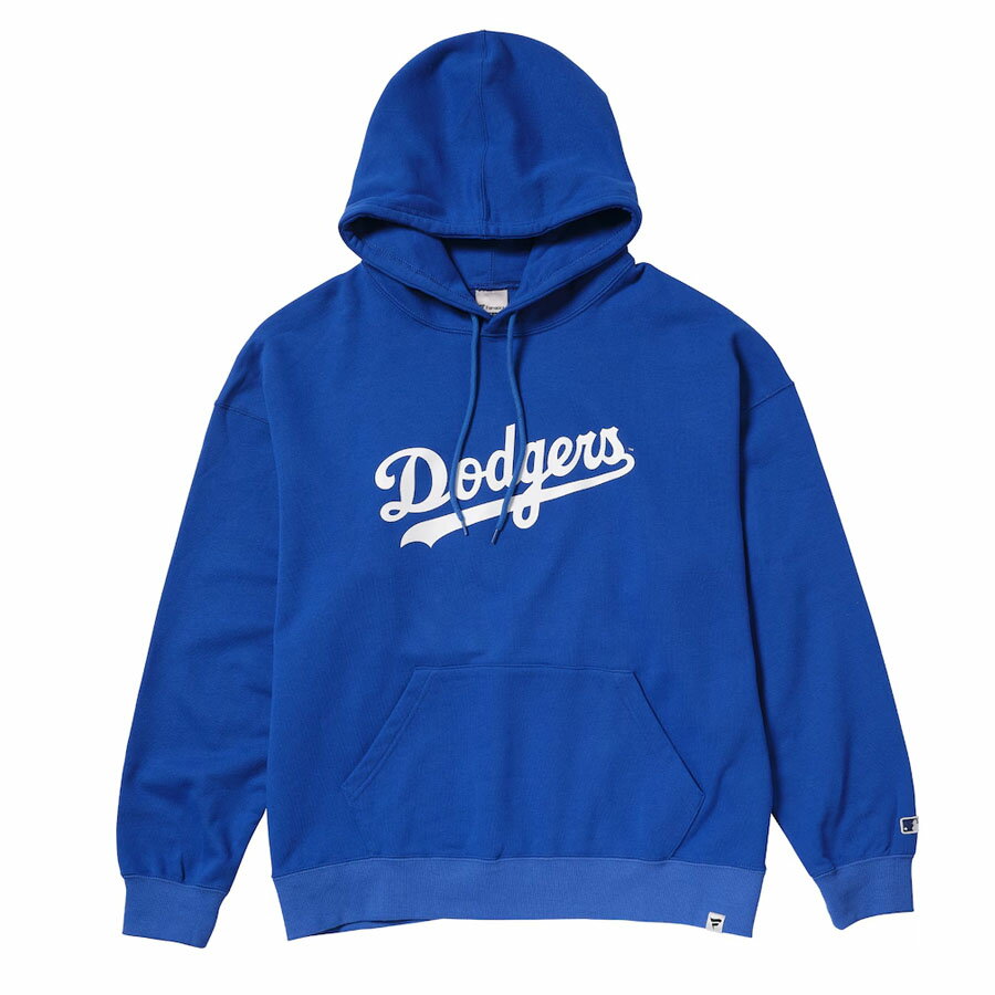 MLB ドジャース パーカー Standard Print Logo フーディー Fanatics ブルー