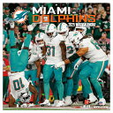 NFL ドルフィンズ カレンダー 2025年版 チーム 壁掛け Wall Calendar Turner