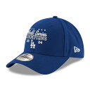 MLB ドジャース キャップ 【海外版】ワールドシリーズ2024優勝記念 9FORTY Adjustable Hat ニューエラ/New Era ロイヤル