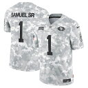 NFL ディーボ・サミュエル・ジュニア 49ers ユニフォーム サルートトゥサービス2024 リミテッド Limited Jersey ナイキ/Nike カモ