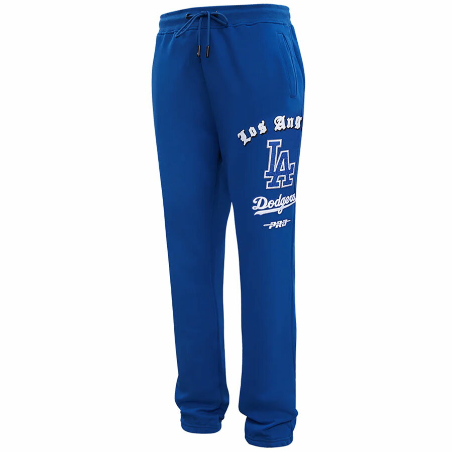 樂天商城 - MLB ドジャース パンツ OLD ENGLISH FLC SWEATPANT Pro Standard ロイヤル