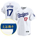 MLB 大谷翔平 ドジャース ユニフォーム 【現地買付カスタム】リミテッド 漢字サイン刺繍 ナイキ/Nike ホワイト