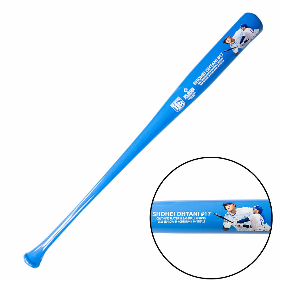 MLB 大谷翔平 ドジャース バット 【2024本限定】Record 50/50達成記念 Season Maple Art Bat Big Time ..
