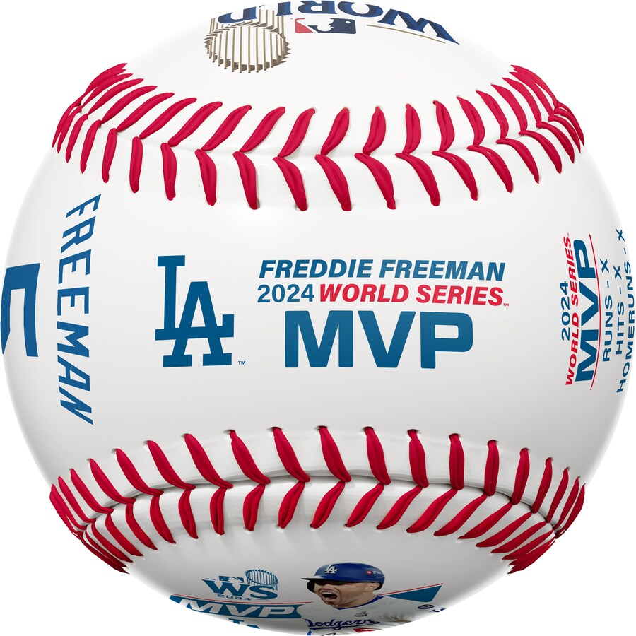 MLB フレディ・フリーマン ドジャース ボール ワールドシリーズ2024優勝記念 MVP F...