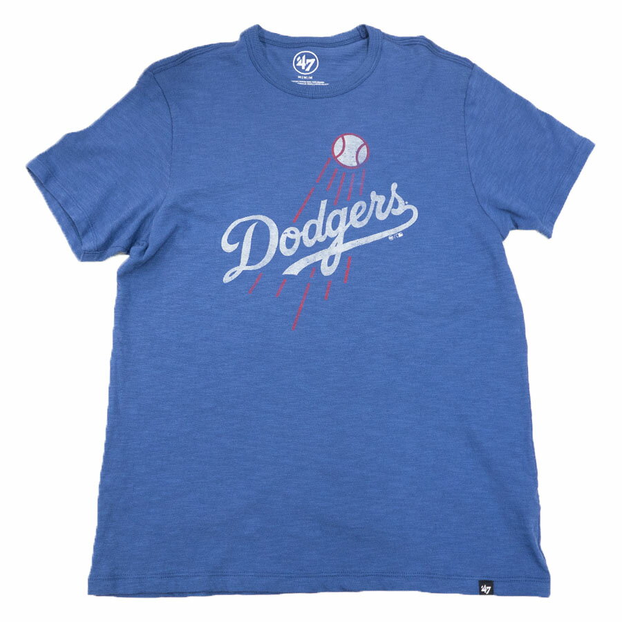 MLB ドジャース Tシャツ 【現地買付】Dodgers Team Logo T-Shirt 47Brand ディープ ロイヤル