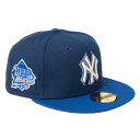 MLB ヤンキース キャップ 【NY買付】ワールドシリーズ1999 Side Patch Fitted Cap ニューエラ/New Era ネイビー / ロイヤ...