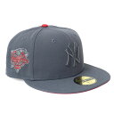 MLB ヤンキース キャップ 【NY買付】ワールドシリーズ2000 Side Patch Fitted Cap ニューエラ/New Era グレー