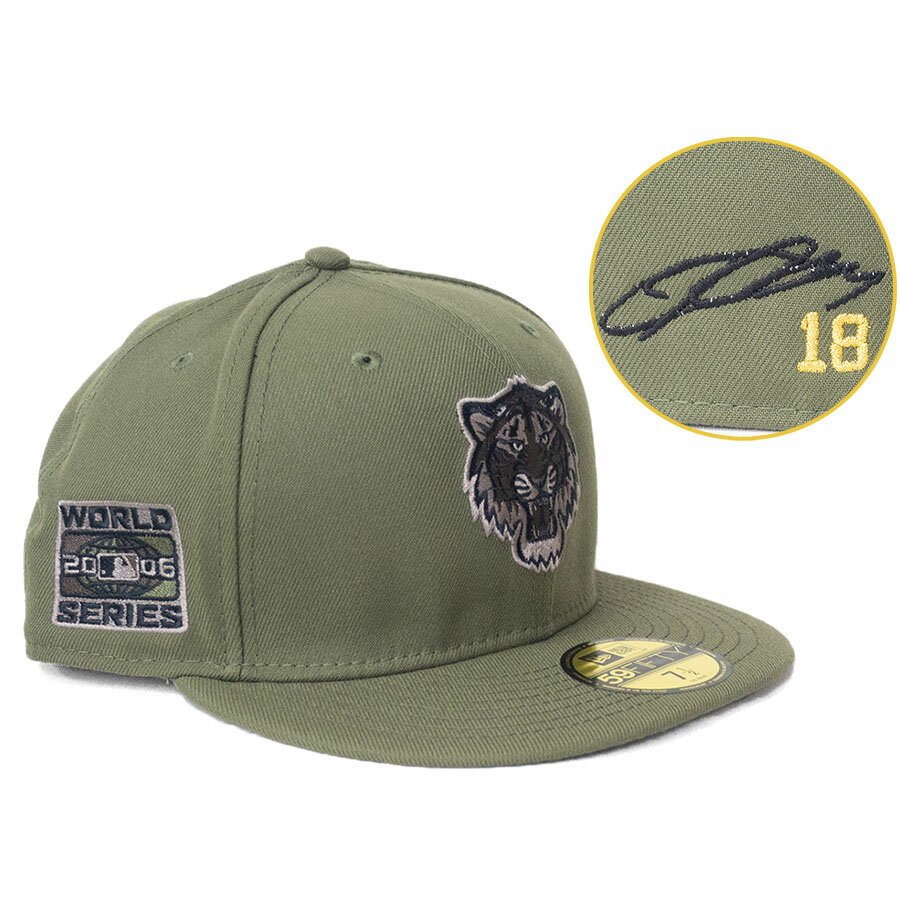 Rakuten - MLB 前田健太 タイガース キャップ 【海外カスタム】ワールドシリーズ2006 サイン刺繍 59FIFTY ニューエラ/New Era カモ