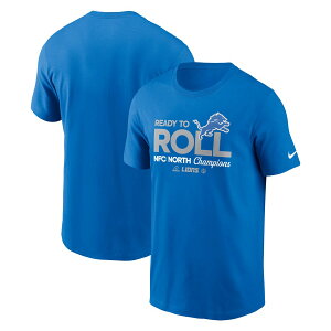 NFL ライオンズ Tシャツ 2024 NFC 北地区 ディビジョン優勝記念 ロッカールーム Trophy Collection T-Shirt ナイキ/Nike ブルー