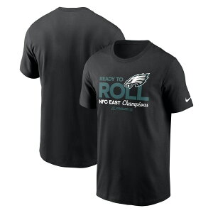 NFL イーグルス Tシャツ 2024 NFC 東地区 ディビジョン優勝記念 ロッカールーム Trophy Collection T-Shirt ナイキ/Nike ブラック
