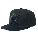 MLB パイレーツ キャップ 【海外買付】コーデュロイバイザー 59Fifty Fitted CAP ニューエラ/New Era ブラック