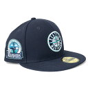 MLB マリナーズ キャップ 【海外買付】30周年記念 Side Patch 59FIFTY Fitted Cap ニューエラ/New Era ネイビー