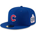 MLB カブス キャップ 【海外買付】ワールドシリーズ2016 Side Patch 59FIFTY Fitted Cap ニューエラ/New Era ロイヤル
