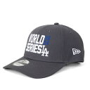 MLB ドジャース キャップ 【海外版】ワールドシリーズ2024 進出記念 Wordmark 9FORTY Adj Hat ニューエラ/New Era グラファ...