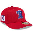MLB フィリーズ キャップ 【海外版】2025 スプリングトレーニング 59FIFTY ロープロファイル ニューエラ/New Era レッド
