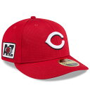 MLB シンシナティ・レッズ キャップ 【海外版】2025 スプリングトレーニング 59FIFTY ロープロファイル ニューエラ/New Era レッド