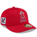 MLB エンゼルス キャップ 【海外版】2025 スプリングトレーニング 59FIFTY ロープロファイル ニューエラ/New Era レッド
