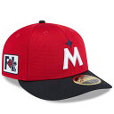 MLB ミネソタ・ツインズ キャップ 【海外版】2025 スプリングトレーニング 59FIFTY ロープロファイル ニューエラ/New Era レッド