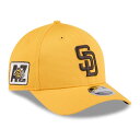 MLB パドレス キャップ 【海外版】2025 スプリングトレーニング 9FORTY Adj M-CROWN ニューエラ/New Era ゴールド(4)
