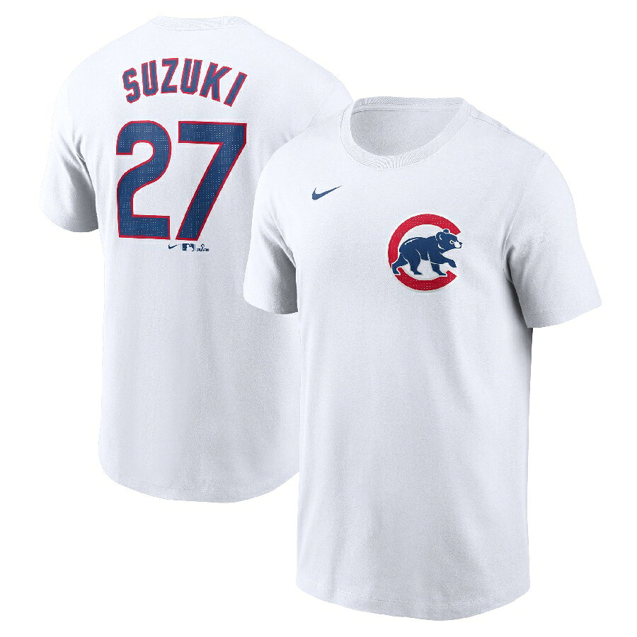 MLB 鈴木誠也 カブス Tシャツ 【国内版】ネーム＆ナンバー T-Shirt ナイキ/Nike ホ...