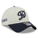 MLB ドジャース キャップ 【海外モデル】2024 シティーコネクト 9TWENTY Adjustable Hat ニューエラ/New Era クリーム ネイビー