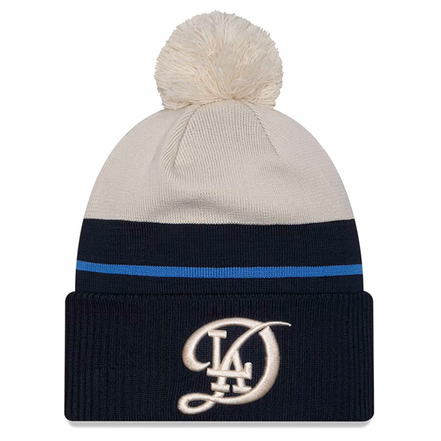 Cap, Hat - MLB ドジャース ニットキャップ 【海外モデル】2024 シティーコネクト Knit Cap ニューエラ/New Era ネイビー