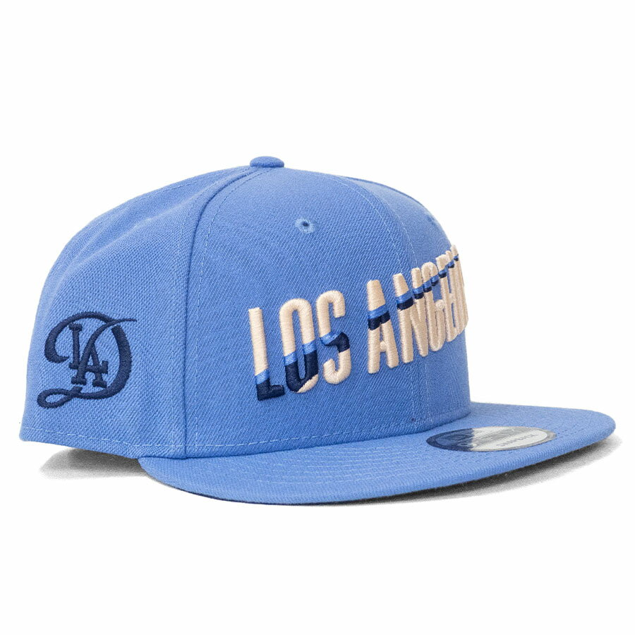 乐天商城 - MLB ドジャース キャップ 【海外モデル】2024 シティーコネクト 9FIFTY Snapback Hat ニューエラ/New Era Sky Blue