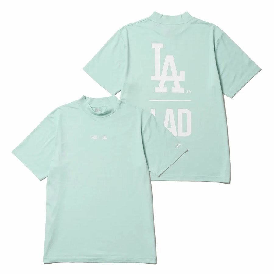 樂天商城 - MLB ドジャース Tシャツ ミッドネック T-Shirt ニューエラ/New Era ビーチブルー【nejp】