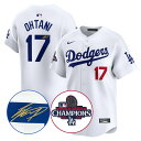 MLB 大谷翔平 ドジャース ユニフォーム 【現地買付特注】2024 ワールドシリーズ優勝記念 サイン刺繍 リミテッドジャージ ナイキ/Nike