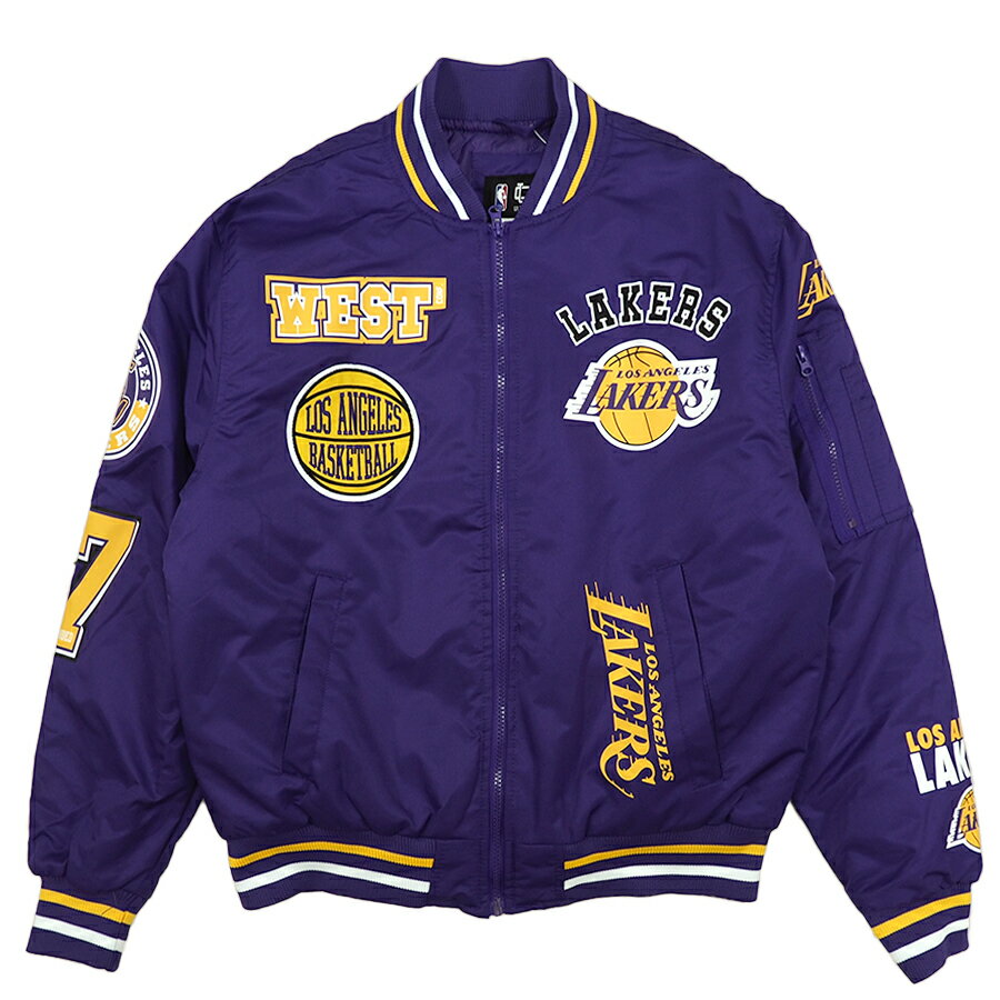 楽天映画エンタメショップ SELECTIONNBA レイカーズ ボンバージャケット NBA x Ultra Game Bomber Jacket Ultra Game パープル