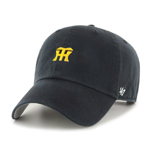 阪神タイガース グッズ キャップ ミニロゴ Baserunner Clean Up Cap 47Brand ブラック イエロー 阪神タイガース グッズ キャップ ミニロゴ Baserunner Clean Up Cap 47Brand ブラック イエロー