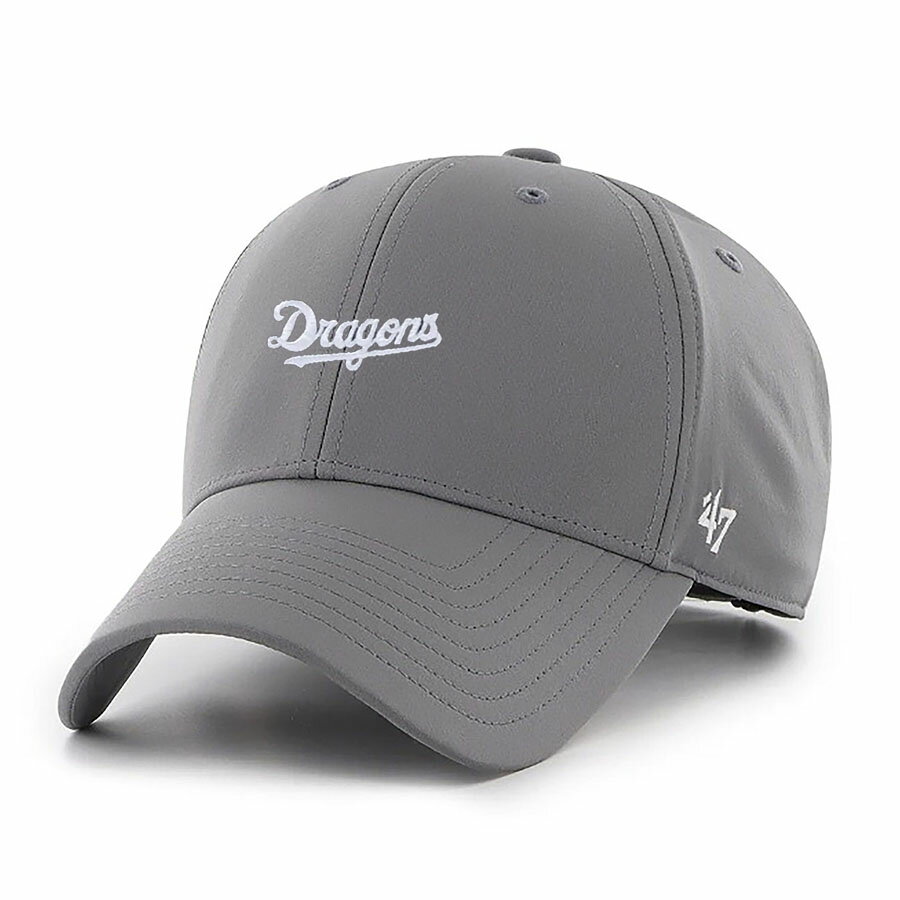 中日ドラゴンズ グッズ キャップ ミニロゴ Script Baserunner RR Clean Up Cap 47Brand ダークグレー