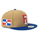WBC ドミニカ共和国 キャップ 【海外買付】2023 Side Patch 59FIFTY Fitted Cap ニューエラ/New Era ライトブラウン ...