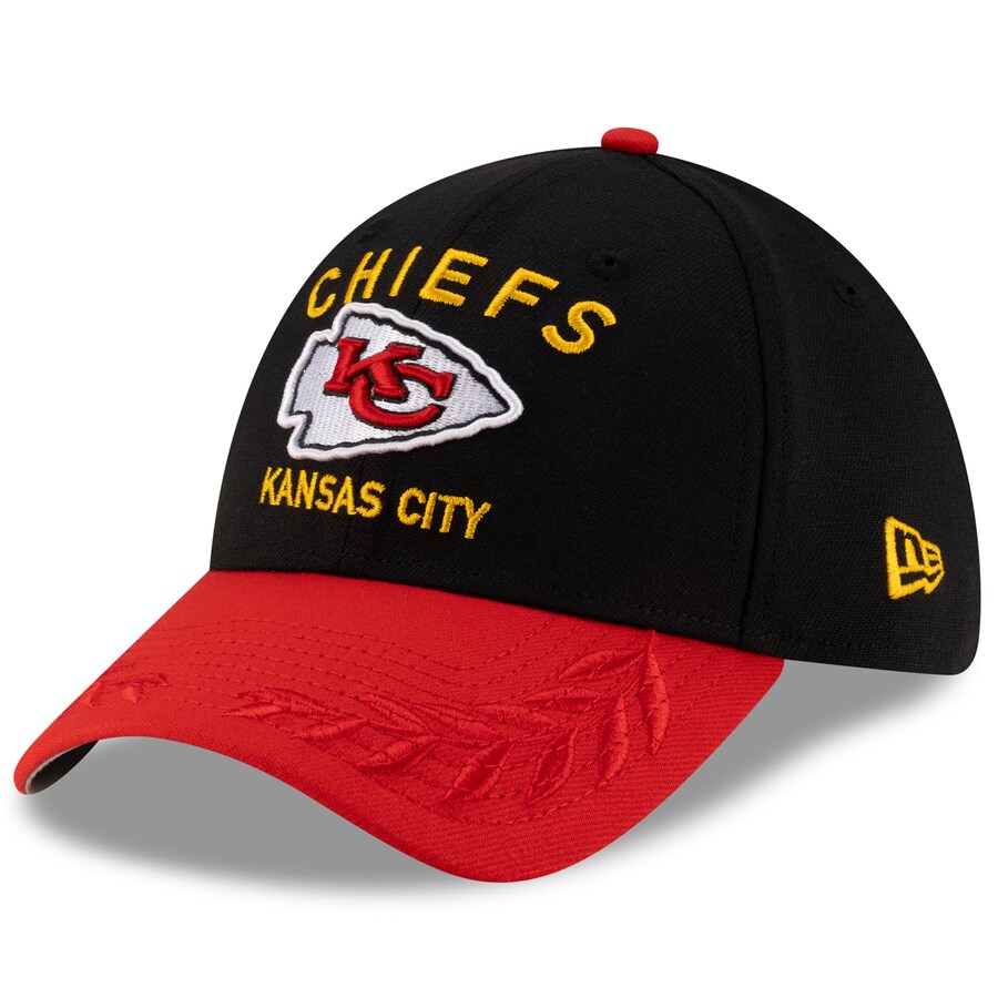 樂天商城 - NFL チーフス キャップ 2025 NFL ドラフト 39THIRTY Flex Hat ニューエラ/New Era ブラック/レッド