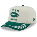 NFL ジェッツ キャップ 2025 NFL ドラフト A-Frame 9FIFTY Snapback Hat ニューエラ/New Era クリーム/グリーン(4)