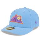 MLB ロッキーズ キャップ 2025 シティーコネクト ロープロファイル 59FIFTY LP Fitted ニューエラ/New Era ライトブルー