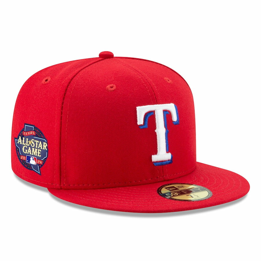 乐天商城 - MLB レンジャーズ キャップ オールスターゲーム2024 Side Patch 59FIFTY Fitted Hat ニューエラ/New Era スカーレット【nejp】