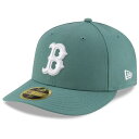 MLB レッドソックス キャップ 2025 シティーコネクト ロープロファイル 59FIFTY ニューエラ/New Era グリーン