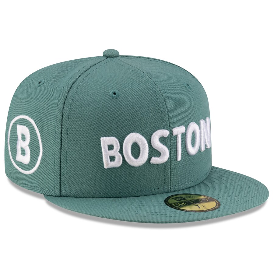 乐天商城 - MLB レッドソックス キャップ 2025 シティーコネクト Fan Pack 59FIFTY ニューエラ/New Era グリーン