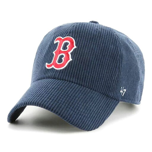 MLB レッドソックス キャップ コーデュロイ Thick Corduroy Clean Up Cap 47Brand ネイビー MLB レッドソックス キャップ コーデュロイ Thick Corduroy Clean Up Cap 47Brand ネイビー