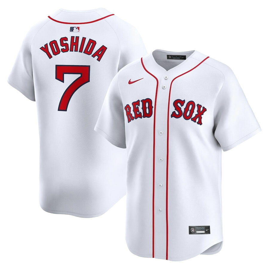 Rakuten - MLB 吉田正尚 レッドソックス ユニフォーム Limited リミテッド ジャージ ナイキ/Nike ホーム