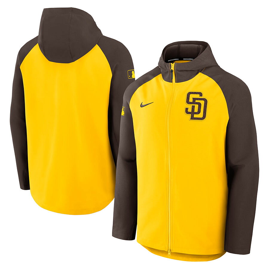 樂天商城 - MLB パドレス ジャケット オーセンティックコレクション AC Raglan Performance フルジップ アウター ナイキ/Nike アマリロ【nkac】