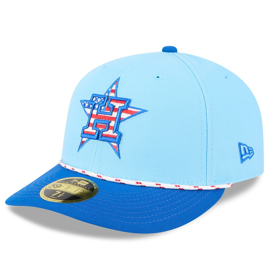 MLB アストロズ キャップ 2025 独立記念 Fourth of July Low Profile 59FIFTY Fitted ニューエラ/New Era ライトブルー ブルー(4)